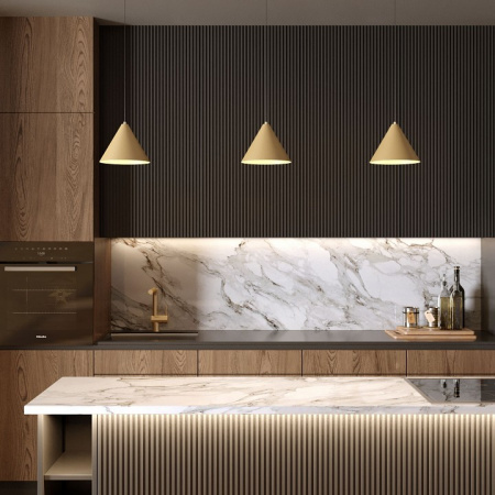 Светильник подвесной светодиодный Conus 13W 4000K золотой 50316 LED Elektrostandard Conus a069335