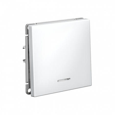 Systeme Electric ArtGallery Белый Выключатель 1-клавишный с подсветкой, 10АХ, механизм, быстрозажим. клем.