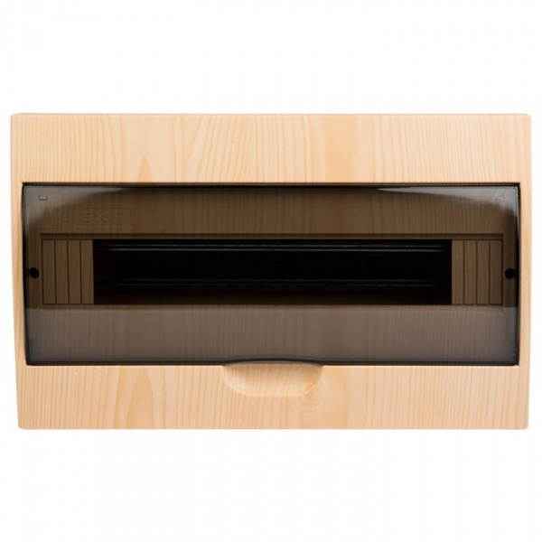 EKF PROxima Щит распределительный навесной ЩРН-П-18 светлое дерево IP41