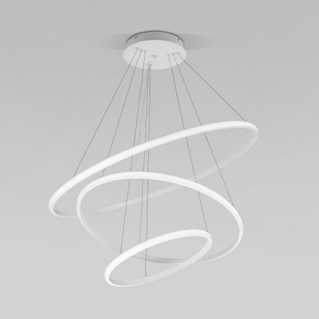 Подвесной светодиодный светильник с пультом управления 90264/3 белый Eurosvet Collars