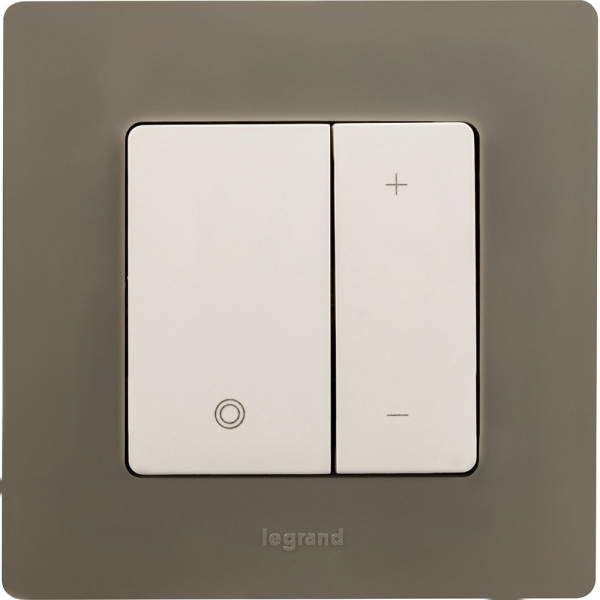 Legrand Etika Белый Светорегулятор нажимной, 400Вт