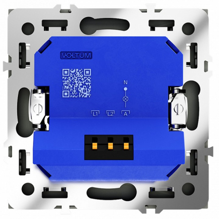 Светорегулятор встраиваемый VOLTUM S70 поворотно-нажимной 600 Вт, (черный матовый) Светорегулятор встраиваемый VOLTUM S70 поворотно-нажимной 600 Вт, (черный матовый)
