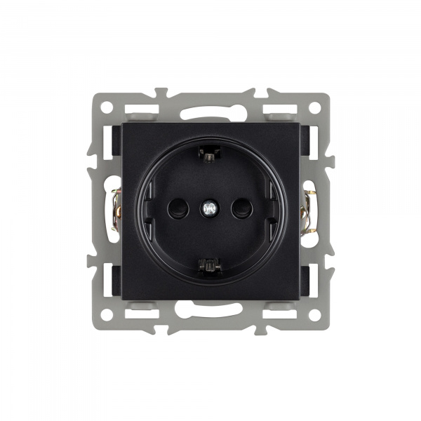 Arlight Механизм электрической розетки SCT-MEU1-PL-BK (250V, 16A) (-)