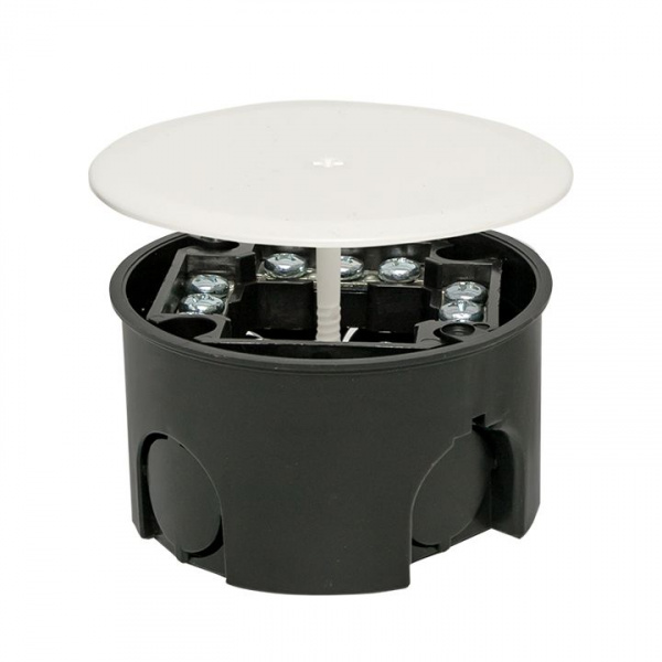 EKF PROxima Коробка распаячная КМТ-010-021 для подштукатурного монтажа с клеммником и крышкой КМТ-010-021 (103х50)