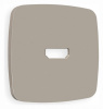 Лицевая панель OMEGA (Серо-бежевый матовый) для HDMI розетки QUANT OP3740