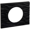 Legrand Celiane2 Corian Черный рифленый Рамка 1-я (2 мод)