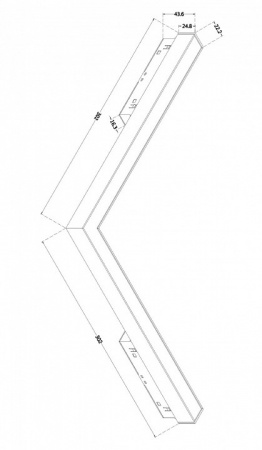 Трековый светильник TR042-4-24W3K-WW-DS Maytoni Basis