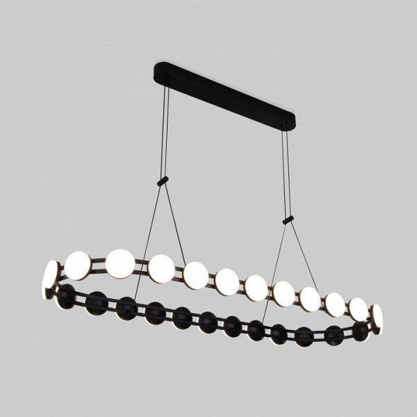 Подвесной светодиодный светильник 90332/26 черный Eurosvet Tapioca