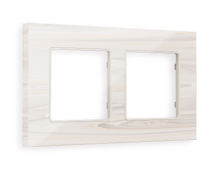 Рамка ALFA Grand (Бежевый мрамор) 2-ая AF930302