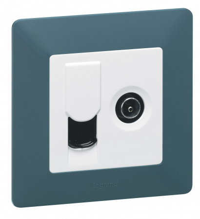 Legrand Valena LIFE Бел Накладка розетки TV-RJ45