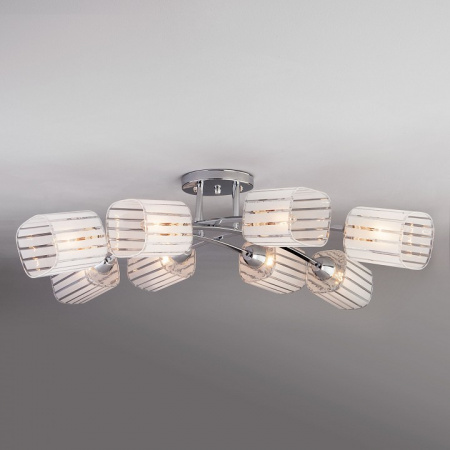 Потолочный светильник 30125/8 хром Eurosvet Ruby