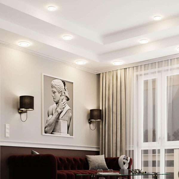 Встраиваемый светодиодный светильник Gauss Backlight с подсветкой BL115