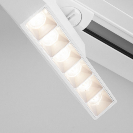 Трековый светодиодный светильник для однофазного шинопровода Garda белый 10 Вт 4200 K 85017/01 Elektrostandard Garda a057441