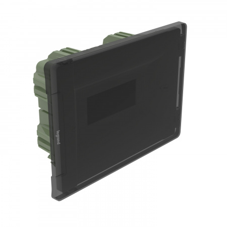 Legrand Practibox3 встраиваемый прозрачная дверь 1х8м E+N (земля+нейтраль)