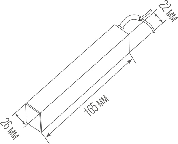 Donel Блок питания для LIGHT WAVE, 100Вт, DC48В, 2, 1А, IP20, 170x26x22 мм, DNHF100W48Slim