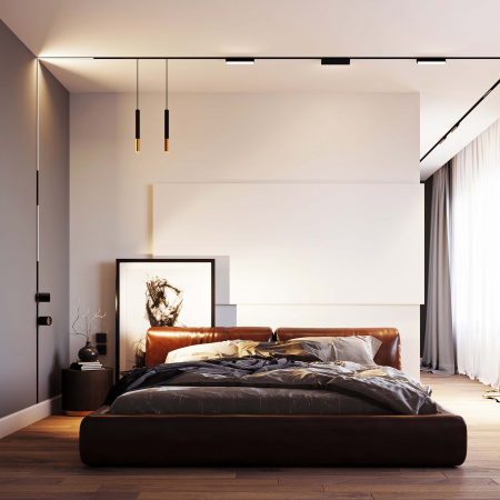 Светильник MAG-FLAT-25-L200-6W Warm3000 (BK, 100 deg, 24V, DALI) (Arlight, IP20 Металл, 3 года)