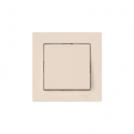 Systeme Electric AtlasDesign Бежевый Выключатель 1-клавишный, сх.1, 10АХ, в сборе, быстрозажим. клем.