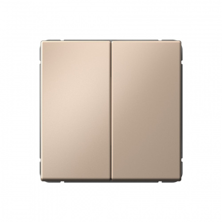 Systeme Electric ArtGallery Песочный Переключатель 2-клавишный, сх.6/2, 10АХ, механизм