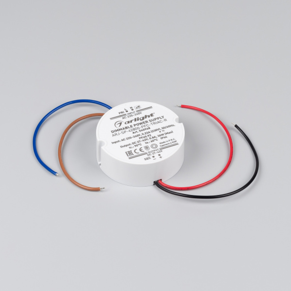 Arlight Блок питания ARJ-SP-42800-PFC-TRIAC-R (36W, 27-42V, 800mA) (IP44 Пластик, 5 лет)