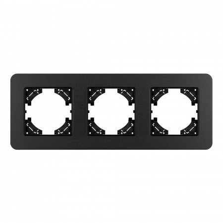 Arlight Рамка алюминиевая FRM-AKIRY-SFAL-3-BK (-)