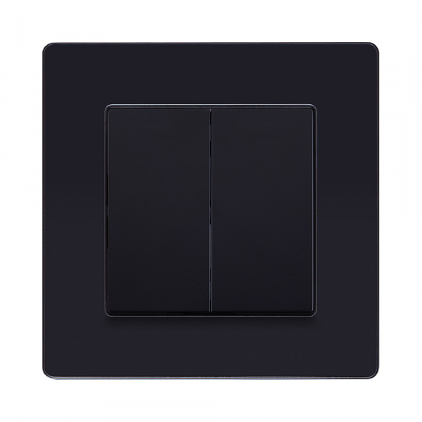 Рамка 1-постовая, черный Kollinger Eleganz Acryl EA1BK