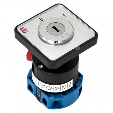 EKF PROxima Переключатель кулачковый ПК-1-112 25А 2P «0-1» с ключом