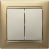 Legrand Valena Крем Выключатель 2-клавишный