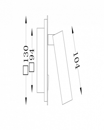 Настенный светильник (бра) C175-WL-01-6W-B Maytoni Ios 176