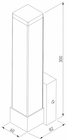Настенный светодиодный светильник Jimy LED MRL LED 1110 черный Elektrostandard Jimy a052741