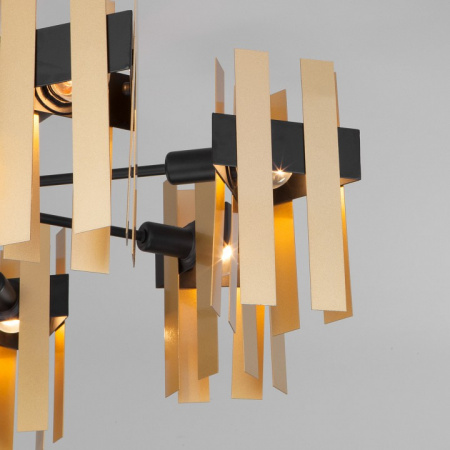 Потолочная люстра в стиле лофт 70116/8 черный Eurosvet Spada