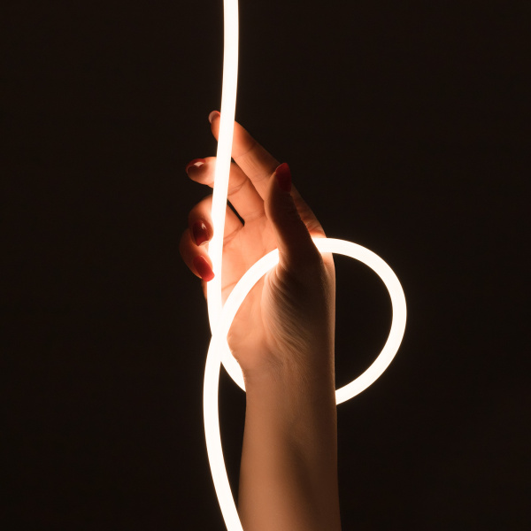 Arlight Лента герметичная LUNA-X960-D8mm 24V Warm3000 (8 W/m, IP65, 360deg, 5m) (-)