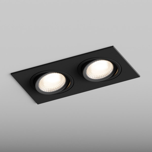 Встраиваемый светильник Hesby Atlas HSBL_0117 IP20,10Вт, GU5.3, черный