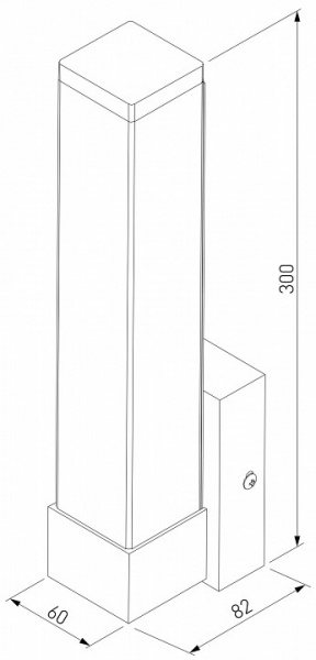 Настенный светодиодный светильник Jimy LED MRL LED 1110 черный Elektrostandard Jimy a052741