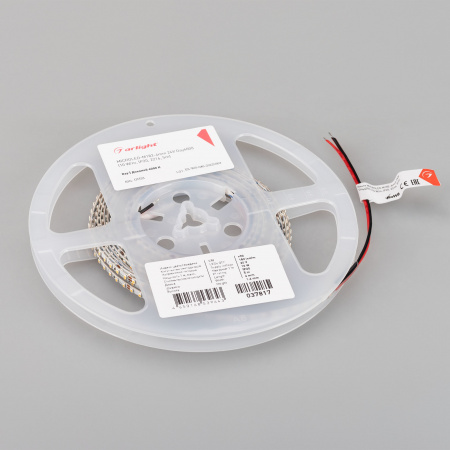Светодиодная лента Arlight 10W/m 182LED/m 2216SMD дневной белый 5M MicroLed-M182-4mm 24V Day4000 037817