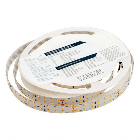 Светодиодная лента Lumker 18W/m 196LED/m 2835SMD теплый белый 5M 003146