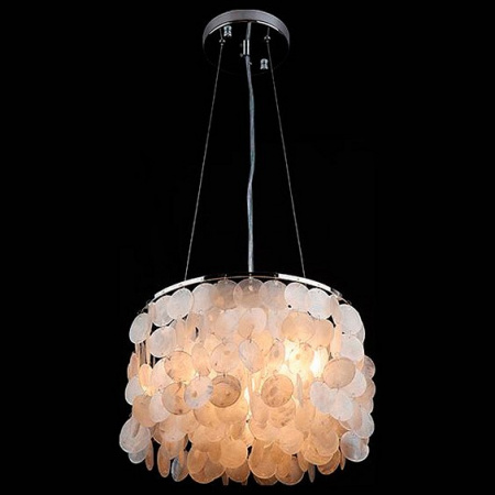 Люстра с перламутром 60005/3 хром / перламутр Eurosvet Sandra