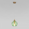 Подвесной светильник 50221/1 зеленый Eurosvet Lotus
