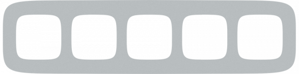 Legrand Valena ALLURE Алюминий Рамка 5-ая