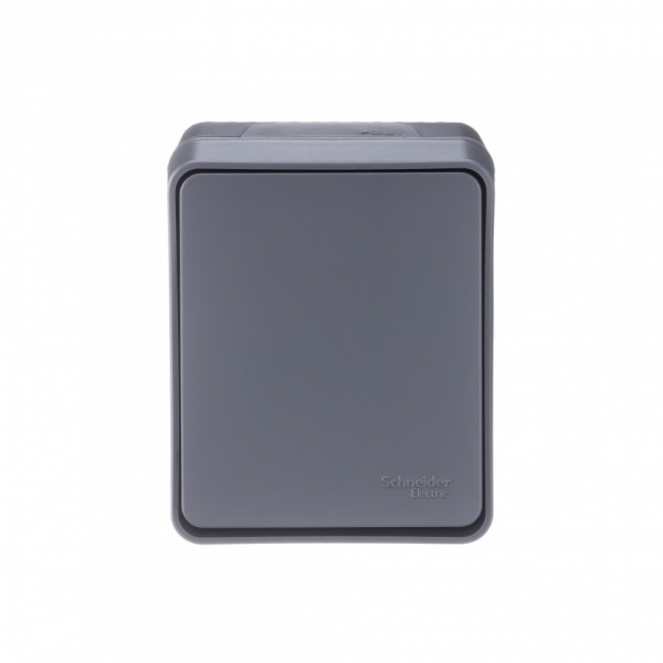 SE AtlasDesign Profi54 Наруж Антрацит Переключатель 1-клавишный 10 АХ