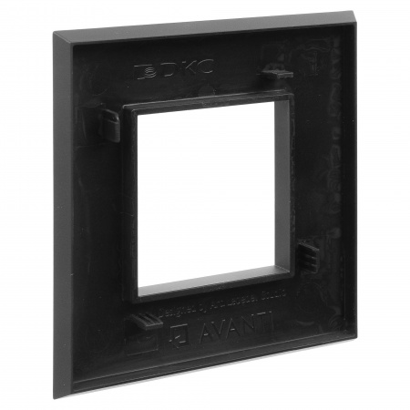 DKC Avanti Черный матовый Рамка 2 модуля