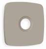Лицевая панель OMEGA (Серо-бежевый матовый) для TV розетки QUANT OP3730