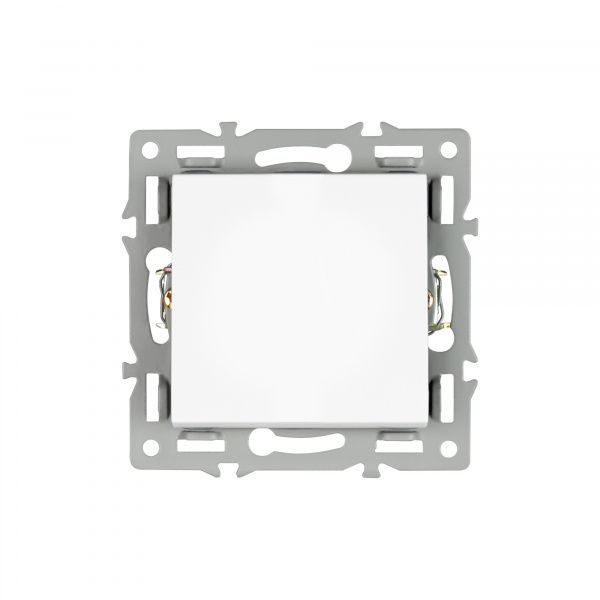 Механизм выключателя одноклавишный перекрёстный SWT-MKX1-PL-WH (250V, 16A) (Arlight, -)