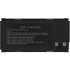 Donel USB зарядное устройство, 100W, Type A + C + C, 4 мод., черн. матовая (90х45мм), DUSB100WANM