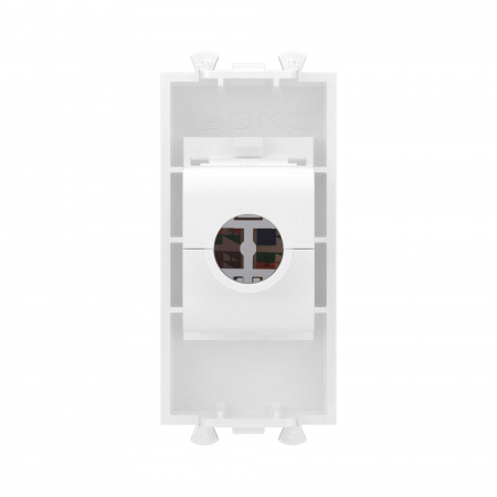 DKC Avanti Компьютерная розетка RJ-45 без шторки модульная, кат.5е, Белое облако, 1 модуль