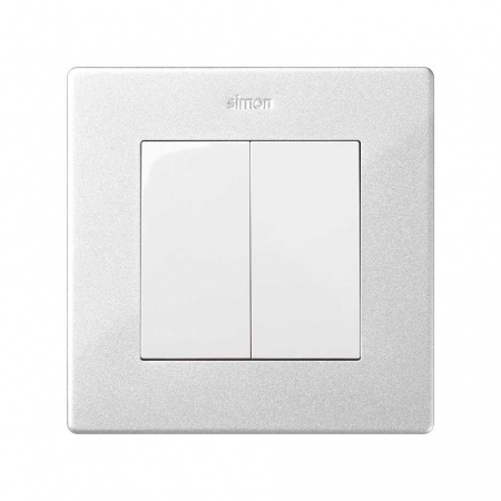 Simon 24 Алюминий Рамка 1-ая