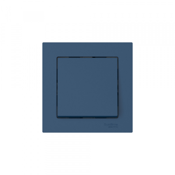 Systeme Electric AtlasDesign Аквамарин Выключатель 1-клавишный, сх.1, 10АХ, в сборе, быстрозажим. клем.