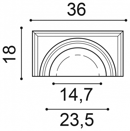 K1121 капитель полуколонны