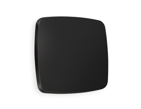 Лицевая панель OMEGA (Черный матовый) для 1-клавишных выключателей QUANT OP8010