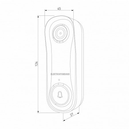 76106/00 видеозвонок Умный дом черный 76106/00 Elektrostandard WF a069488 76106/00 видеозвонок Умный дом черный 76106/00 Elektrostandard WF a069488
