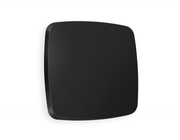 Лицевая панель OMEGA (Черный матовый) для 1-клавишных выключателей QUANT OP8010